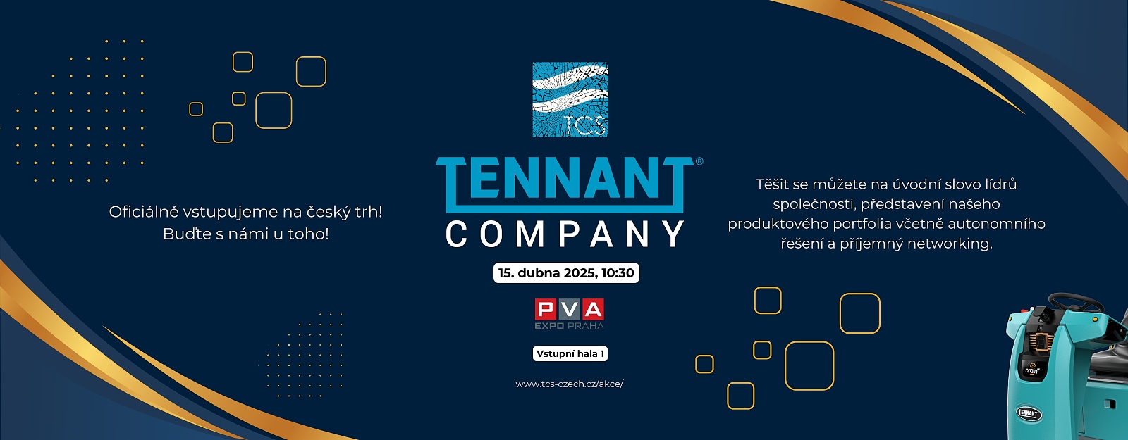 Tennant company, čistiace stroje, akcia pre partnerov